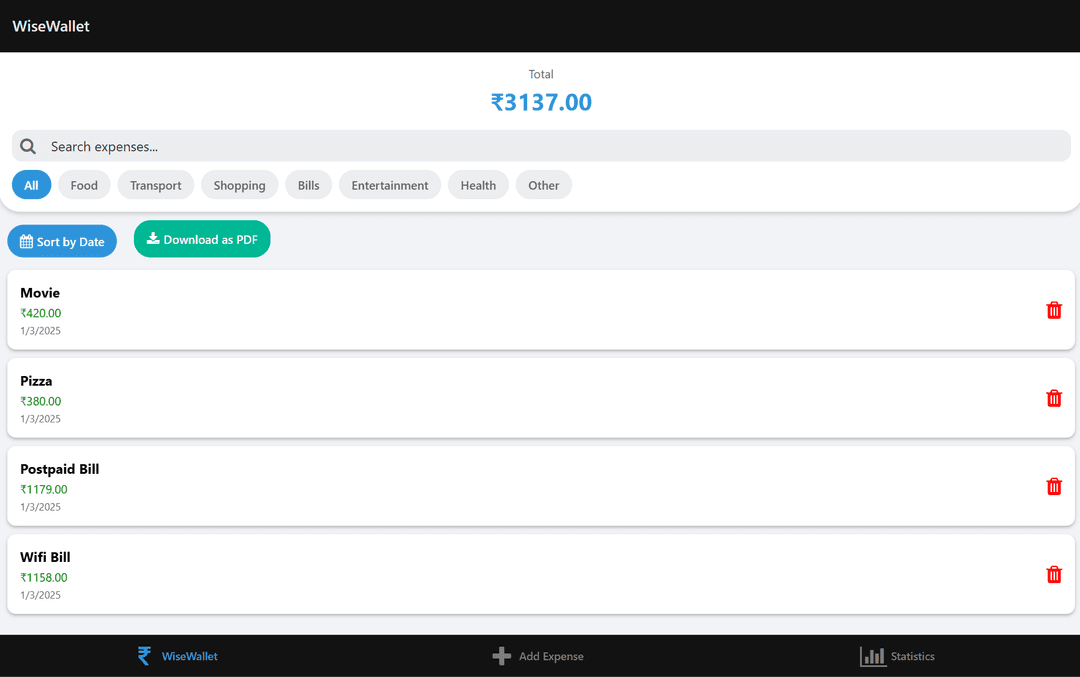 WiseWallet