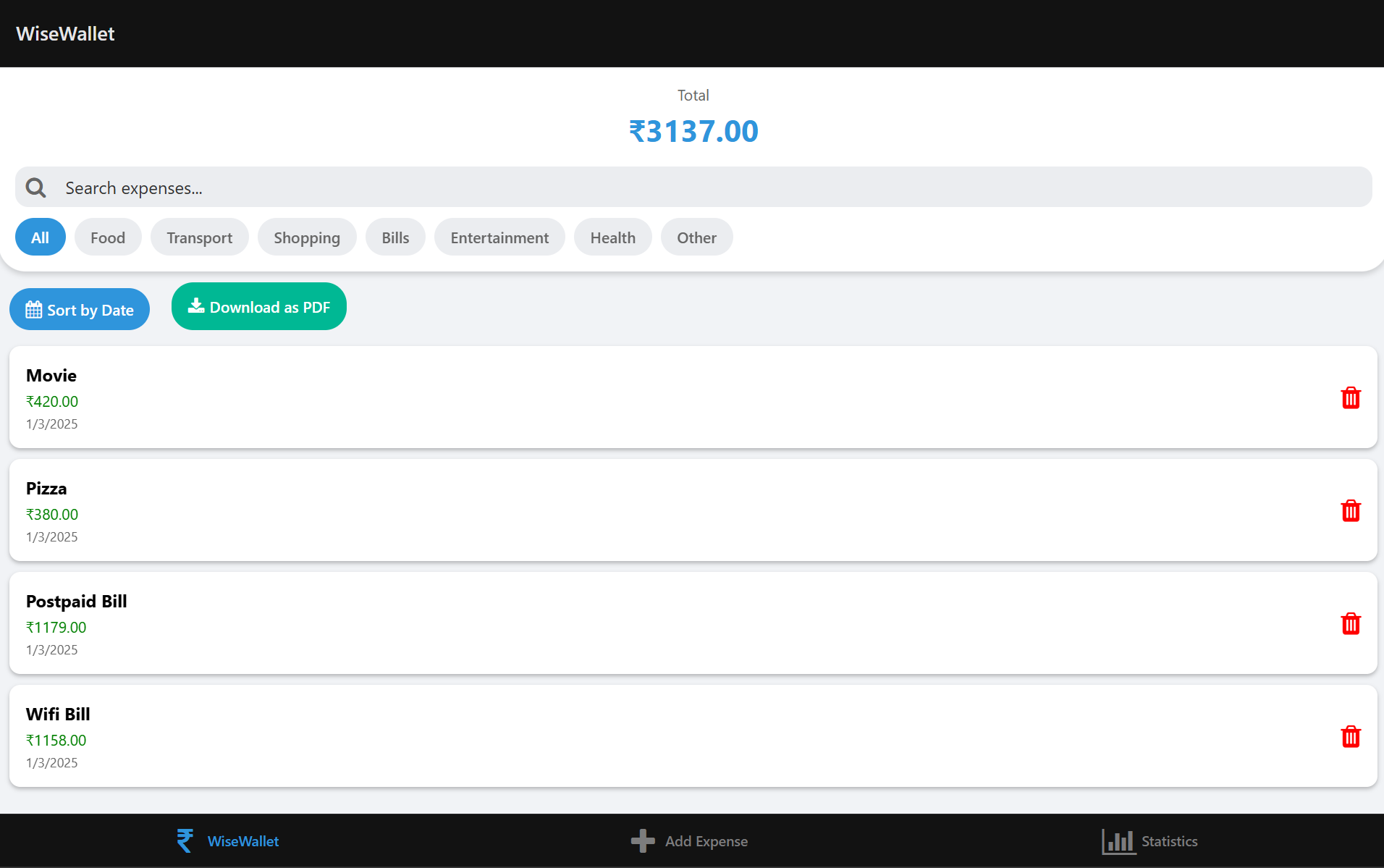 How I Built WiseWallet: A Mobile Finance App